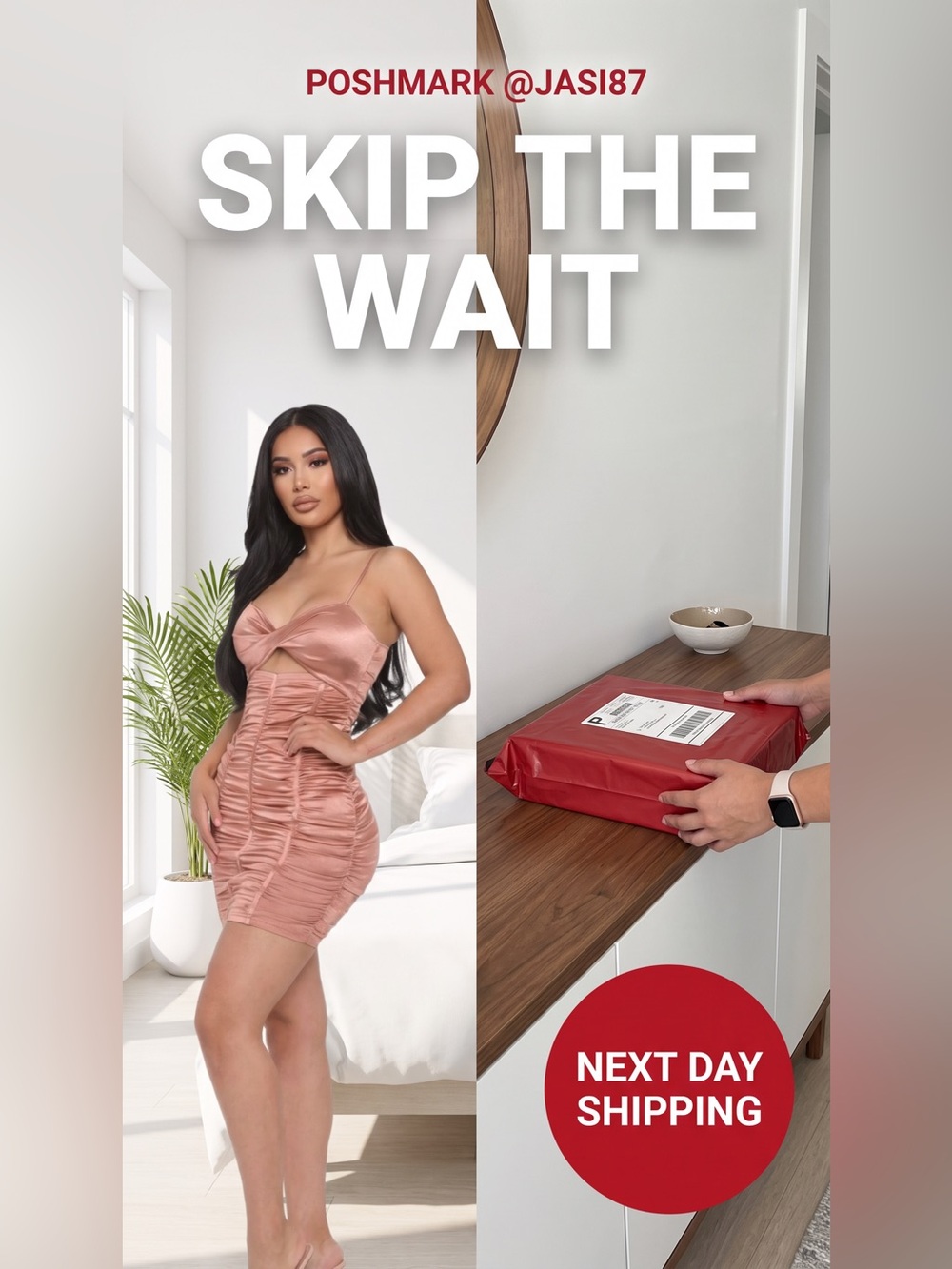 Pink Bodycon Cocktail Dress with Sweetheart Neckline
